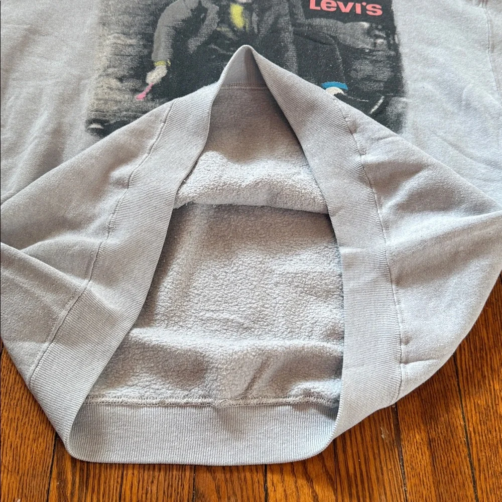 1989 Levi’s Vintage Street Fleece Crewneck Sweater Levi Strauss - Picture 7 of 10
